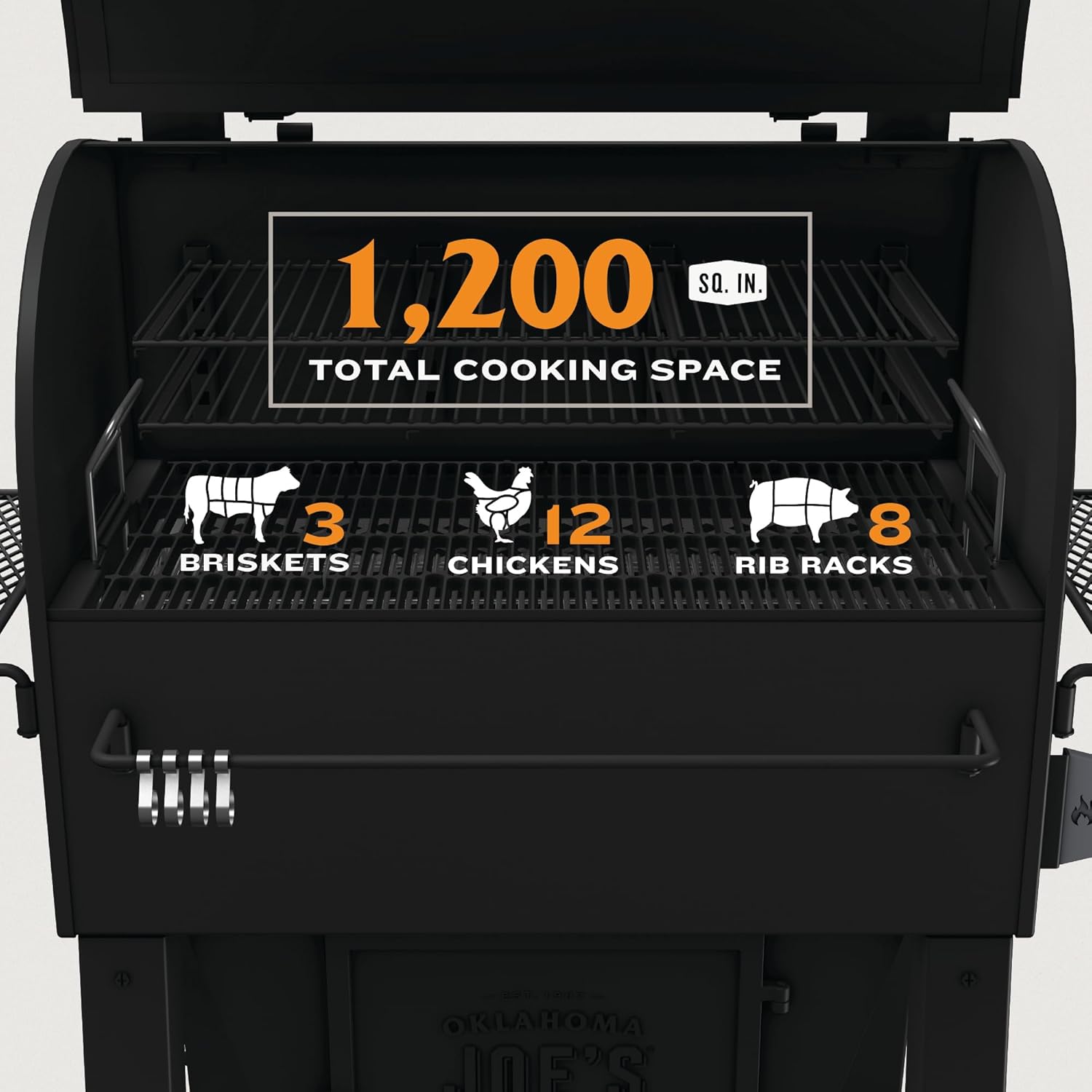 Black Steel Smoker E104048