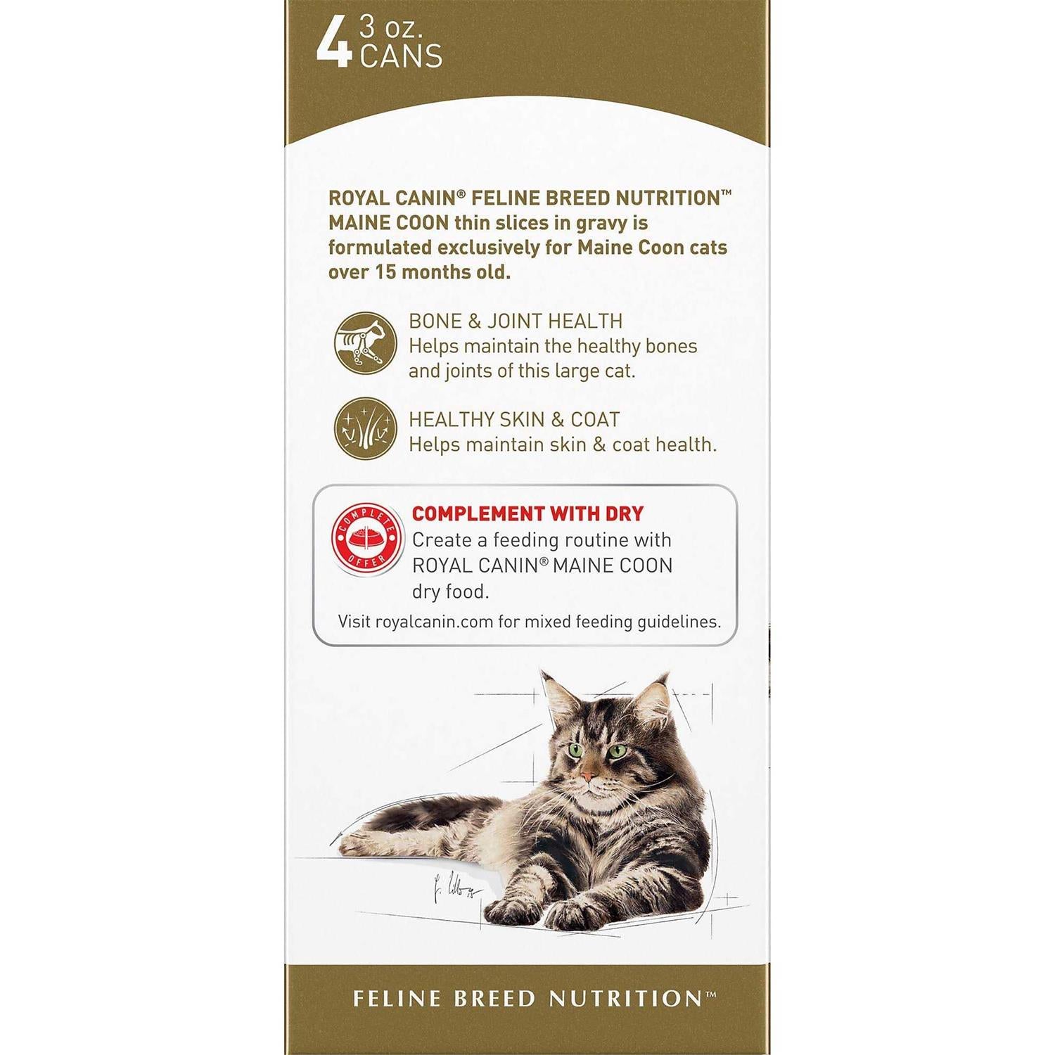 Maine Coon Thin Slices in Gravy Canned Cat Food H675