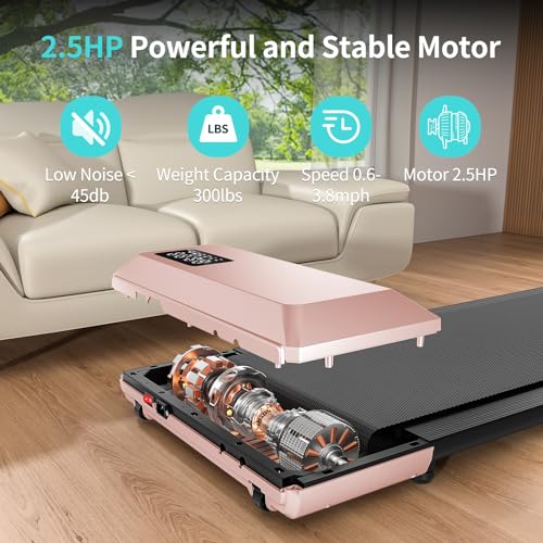 Under Desk Treadmill with LED Display Y4243