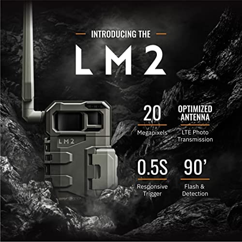 Twin Pack Cellular Trail Camera with 20MP Photos, Infrared Night Vision, 90' Detection Range, 32GB Micro SD Cards L338077