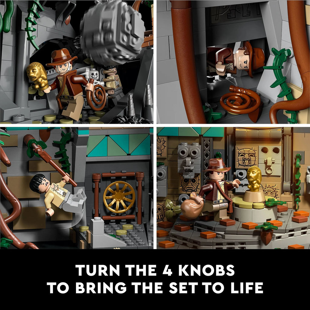 LEGO Indiana Jones Temple of the Golden Idol 77015 Building Project, includes 4 minifigures R745