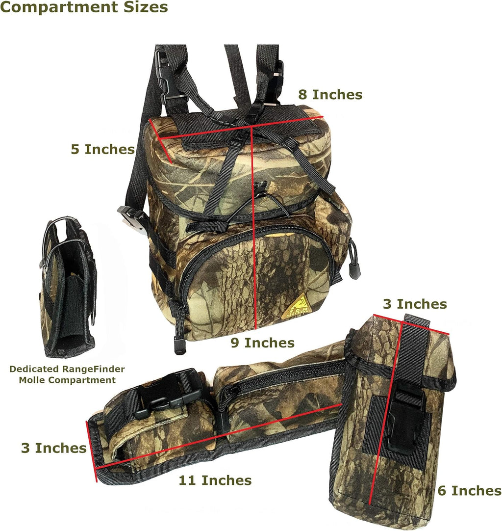 Camouflage Binocular Harness Case with Molle Compartments S993901
