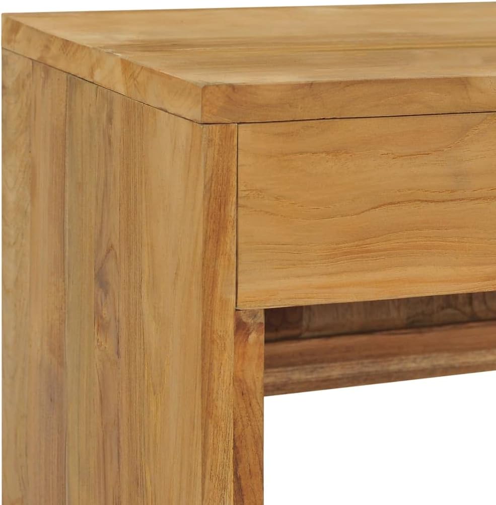 39.4"x13.8"x17.7" Solid Wood Teak TV Stand A350888