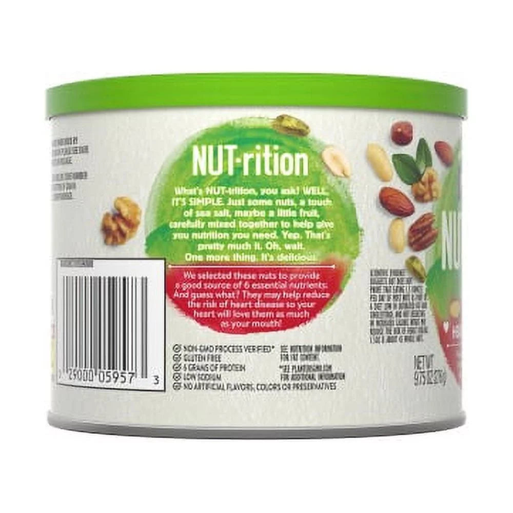 Heart Healthy Mix Almond Pecan Hazelnut Pistachio Peanut Walnut 9.75 oz R80317