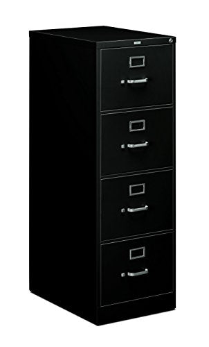 4-Drawer Light Gray Filing Cabinet with Lock C271