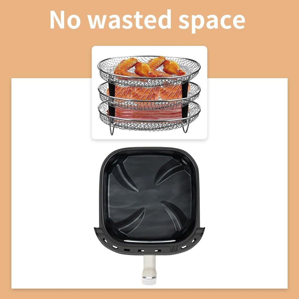 11Pcs Stainless Steel Air Fryer Racks B888