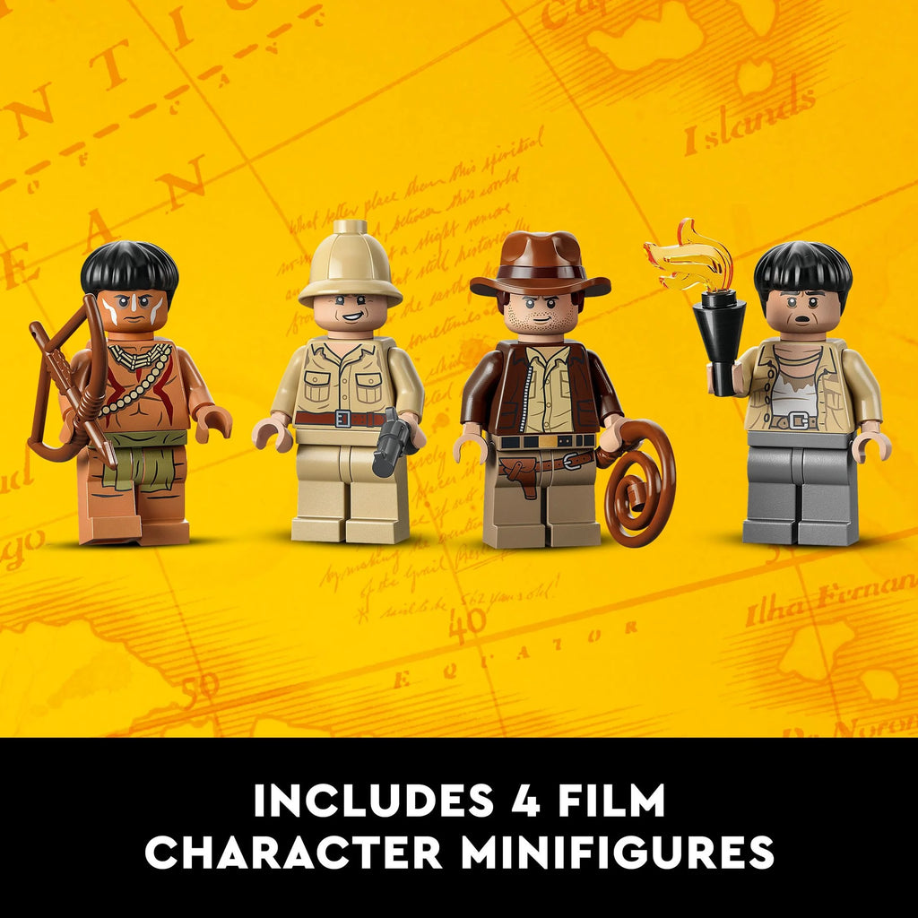 LEGO Indiana Jones Temple of the Golden Idol 77015 Building Project, includes 4 minifigures R745