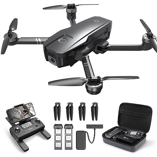 4K UHD GPS Drone with Camera, 52 Minutes Flight Time, Foldable Quadcopter with Brushless Motor R7754