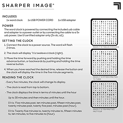 LED Word Clock T69281