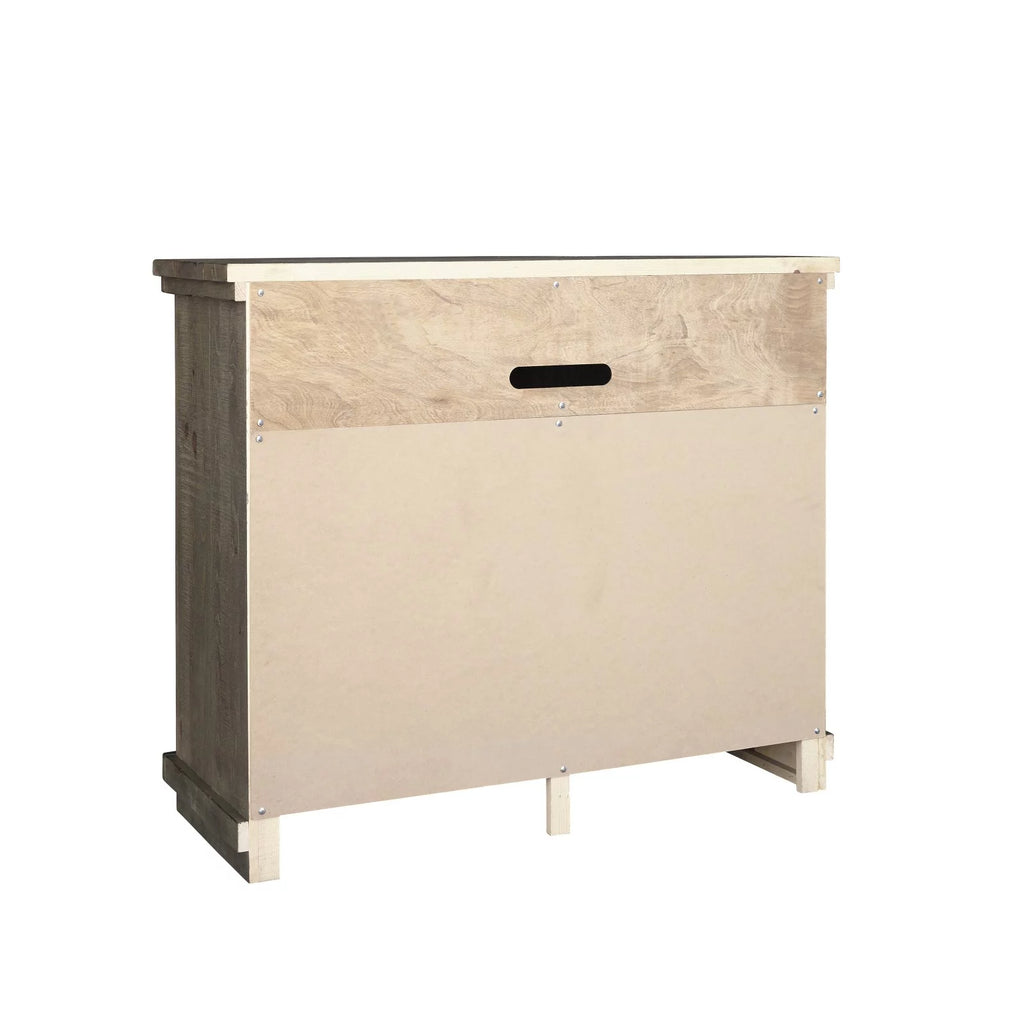 6 Drawer Media Chest in Distressed Pine Y288