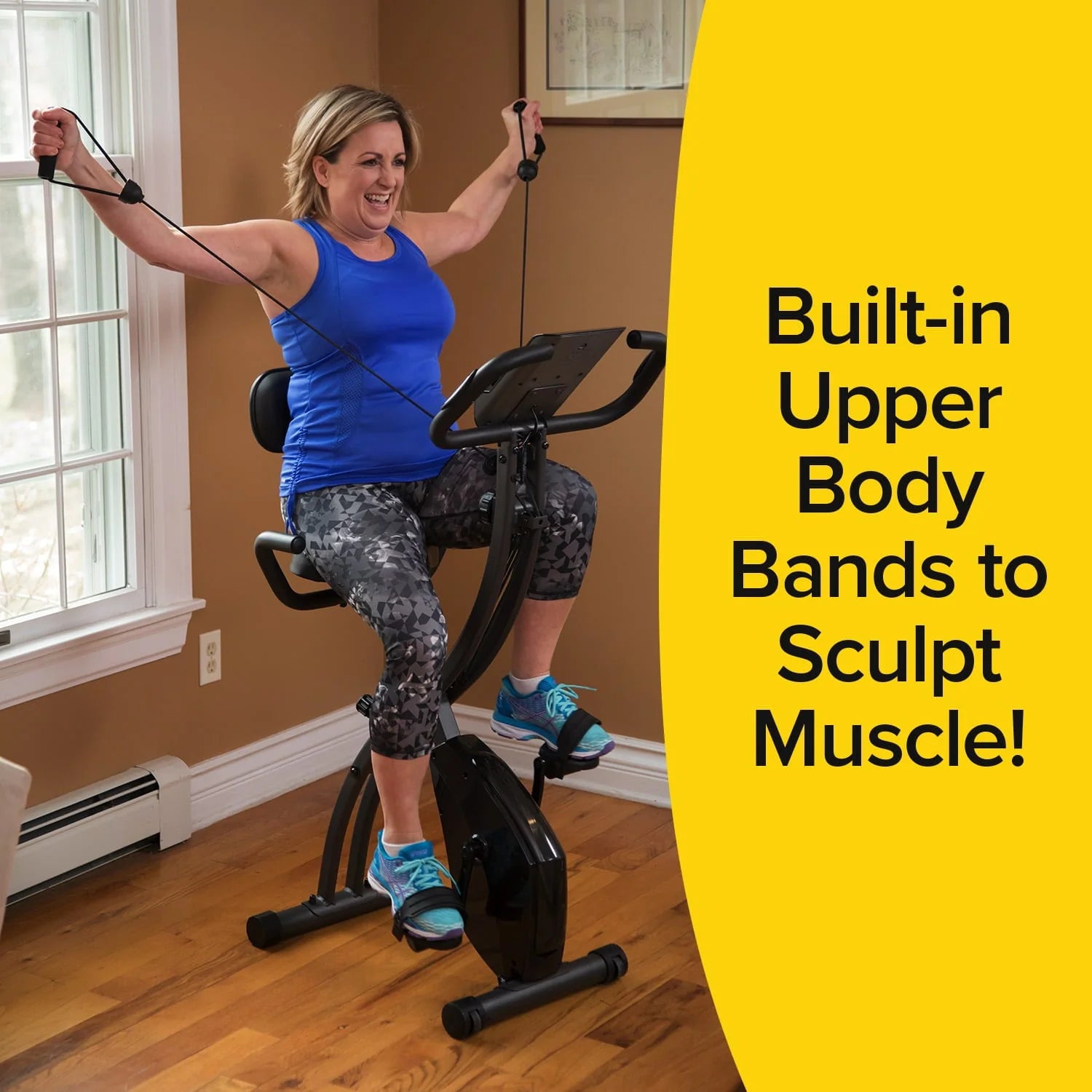 Folding Indoor Exercise Bike C87381