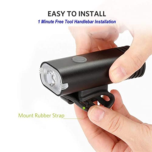 Rechargeable Bike Light Set Aluminum Alloy Front and Back Lights T339434