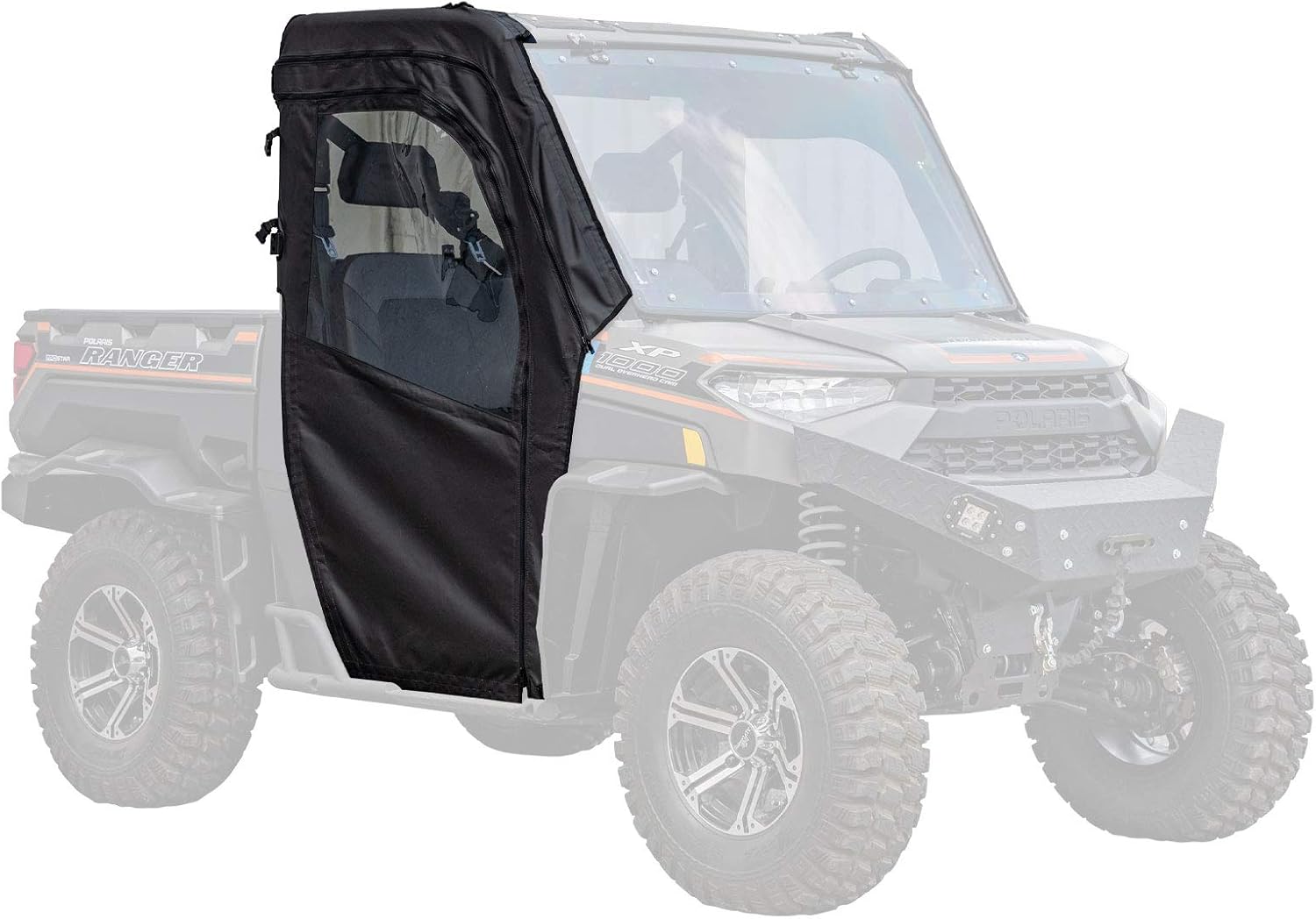 Soft Cab Enclosure Doors - 1 Pair of Front Doors - Resistant to Water, Punctures, and Tears N50912
