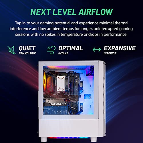 Gaming PC Desktop, Intel i5 13400F 2.5 GHz, RTX 4060 8GB, 2TB SSD, 32GB DDR5 RAM, Win 11 Home K1784