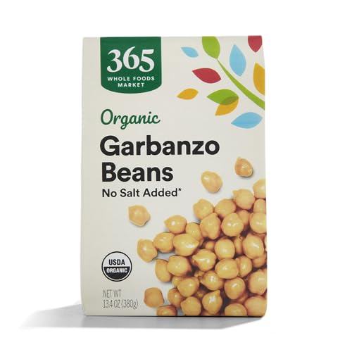 Organic Unsalted Garbanzo Beans, 13.4 Ounce Q198480