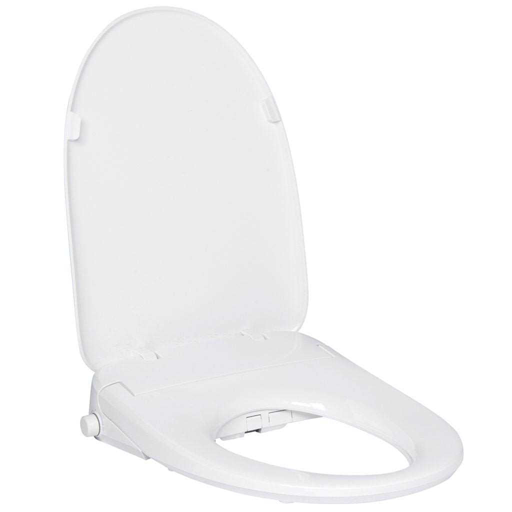 Elongated White Bidet Toilet Seat A98059