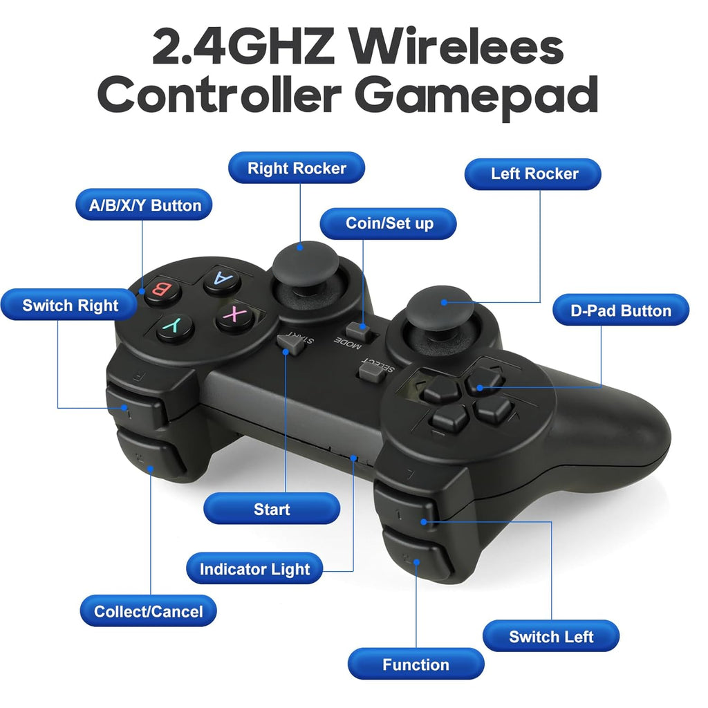 Arcade Game Box, Retro Game Console with over 20,000 classic games, 4K HD Output I9275