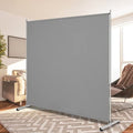 Gray 2 Panel Folding Room Divider 142" W x 71" H T67114