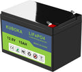 12V 15Ah Lithium-ion Rechargeable Battery Deep Cycle Pack of 2 W14251