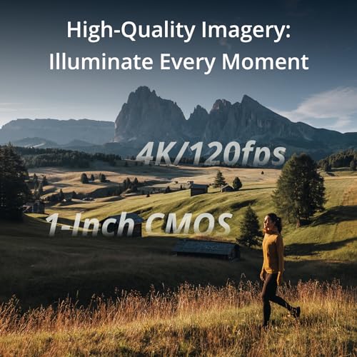 1'' CMOS 4K/120fps Vlog Camera with 3-Axis Stabilization P753867