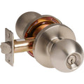 Satin Stainless Steel Keyed Entry Single Cylinder Knobset U891