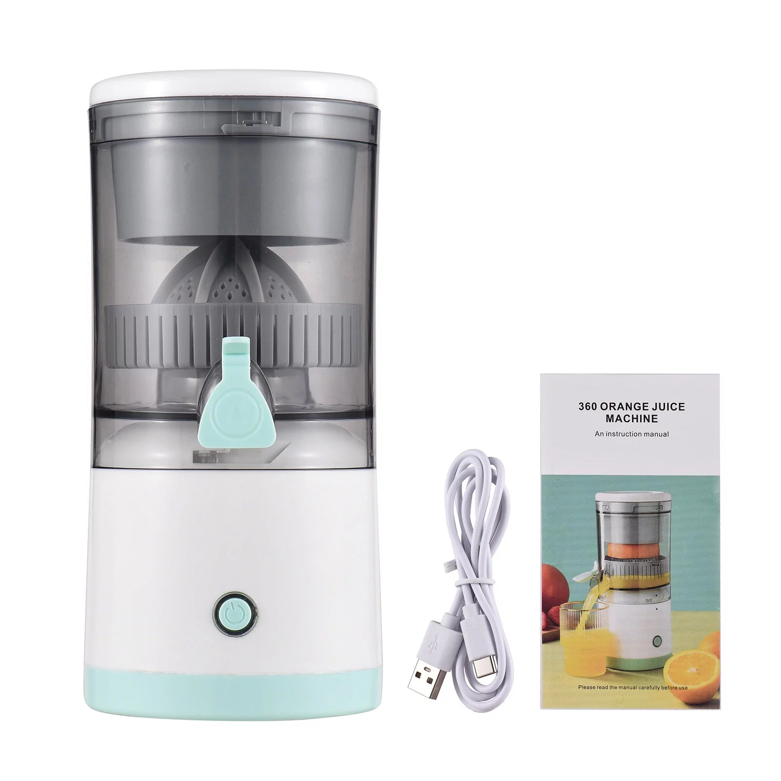 Electric Orange Juice Squeezer Portable Citrus Juicer USB Powered Detachable Washable V51160