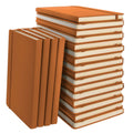 20pk A5 Hardcover Journal Notebook, 5.7x8.4, Brown N17950