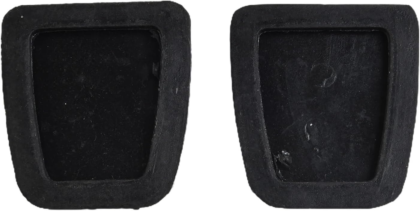 2Pcs Car Rubber Clutch Brake Pedal Pads Covers X92909