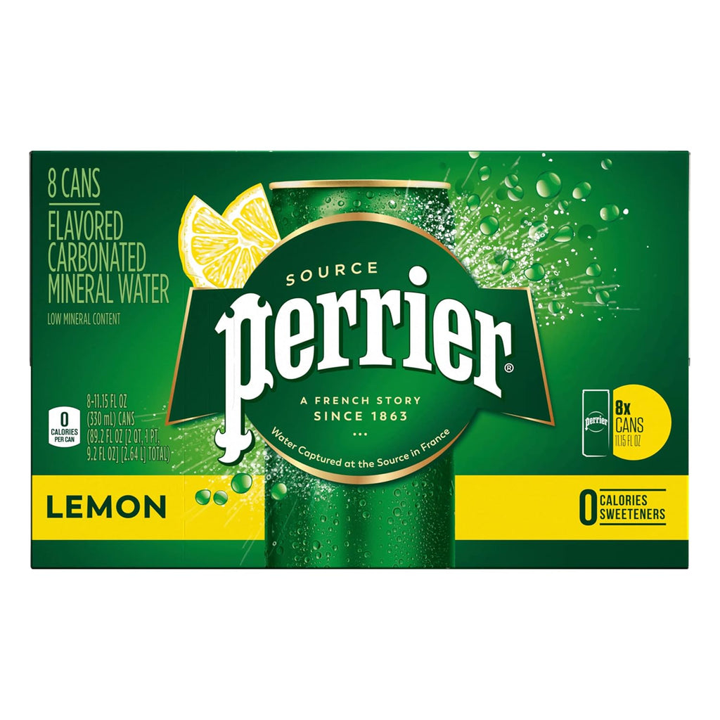 Lemon Flavored Sparkling Water, 11.15 Fl Oz Cans (24 Count) W26725