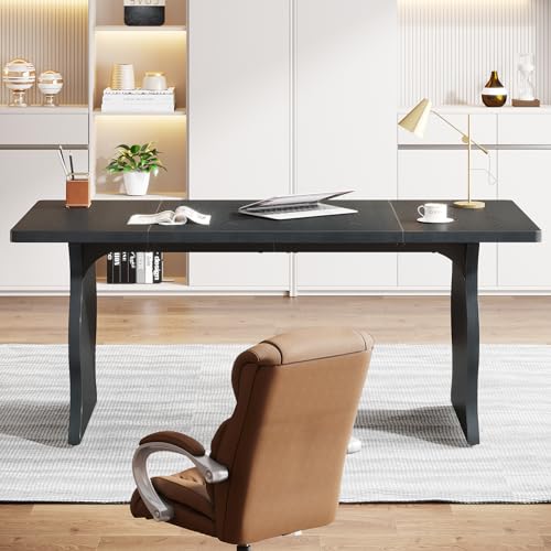 Black 63" Executive Desk N74182