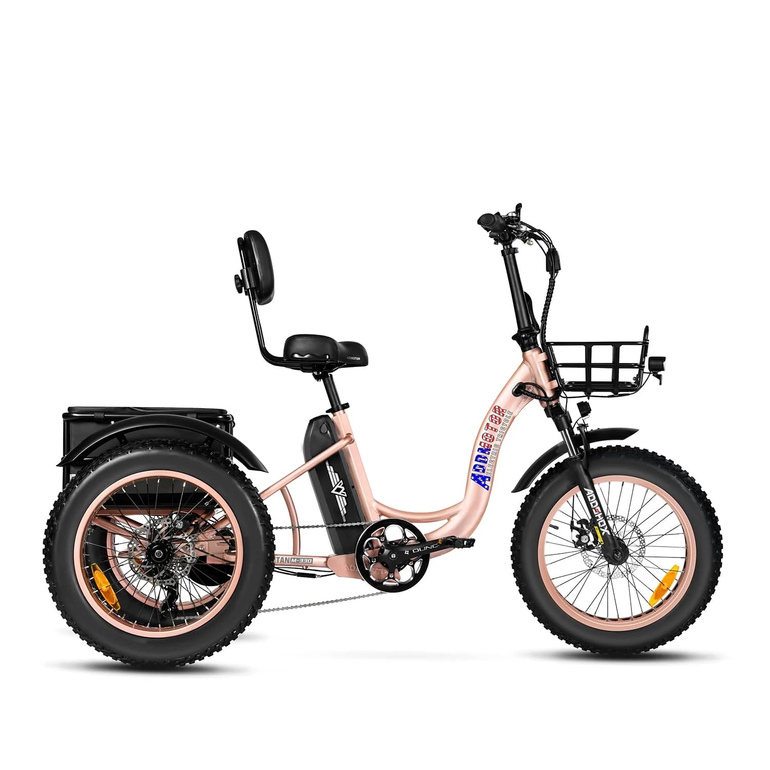 Black 750W 48V 20Ah Electric Tricycle C2132