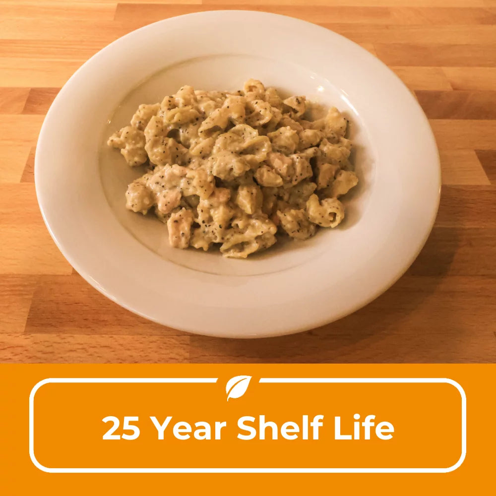 Freeze-Dried Chicken Alfredo Emergency Survival Bulk Food Storage Meal V682062