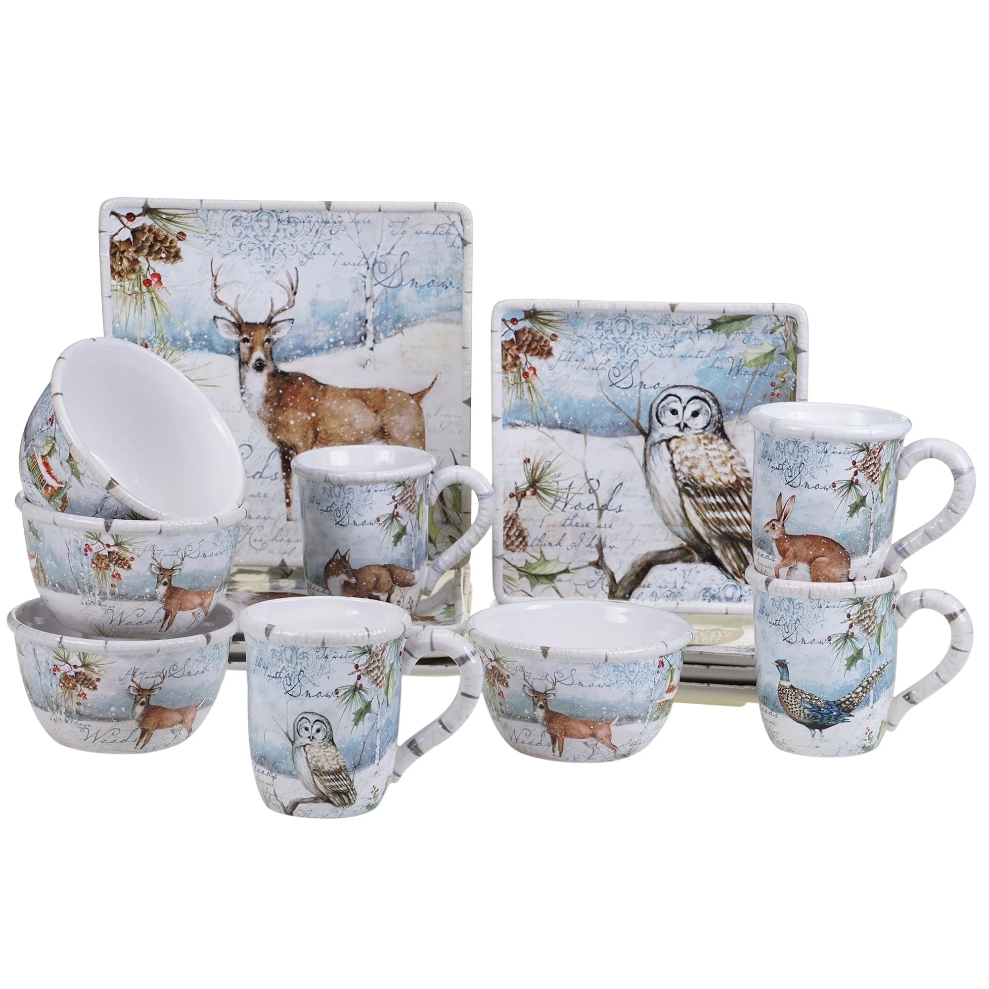 16-piece Dinnerware Set, Service for 4 V711623