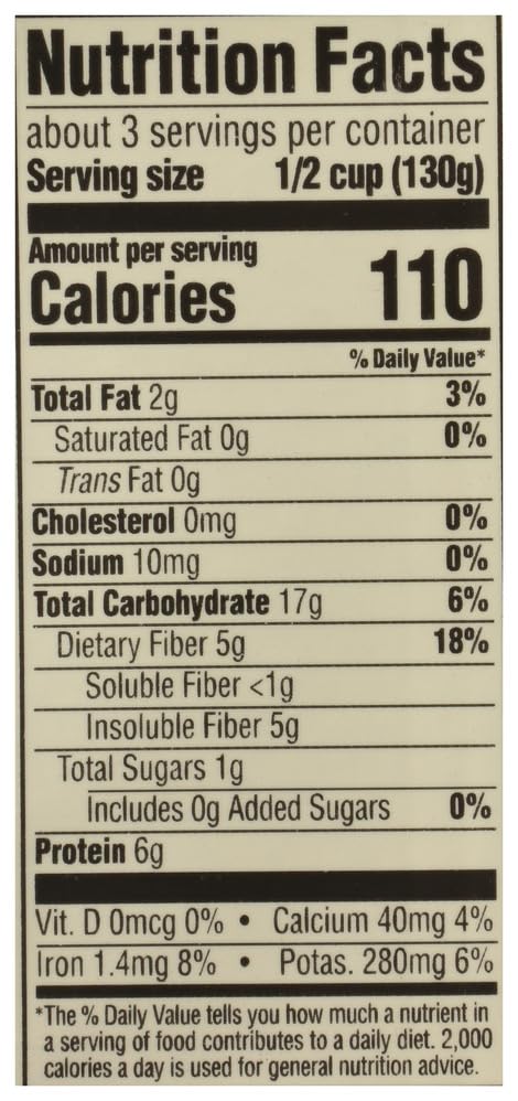 Organic Unsalted Garbanzo Beans, 13.4 Ounce Q198480