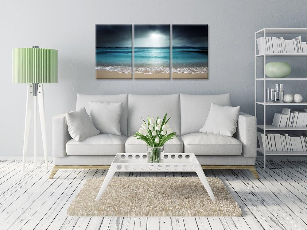 Blue Sea Canvas Wall Art H390