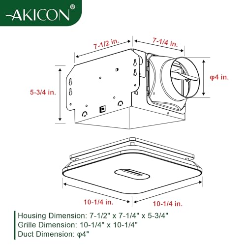 Black 90 CFM 1.5 Sones Bathroom Exhaust Fan with Light V94136