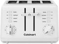 White 4-Slice Compact Plastic Toaster H544370