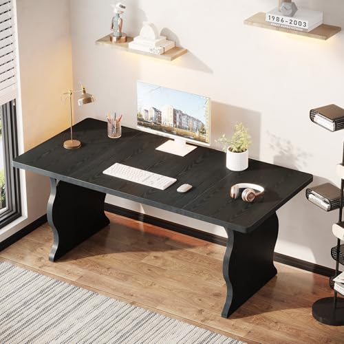 Black 63" Executive Desk N74182