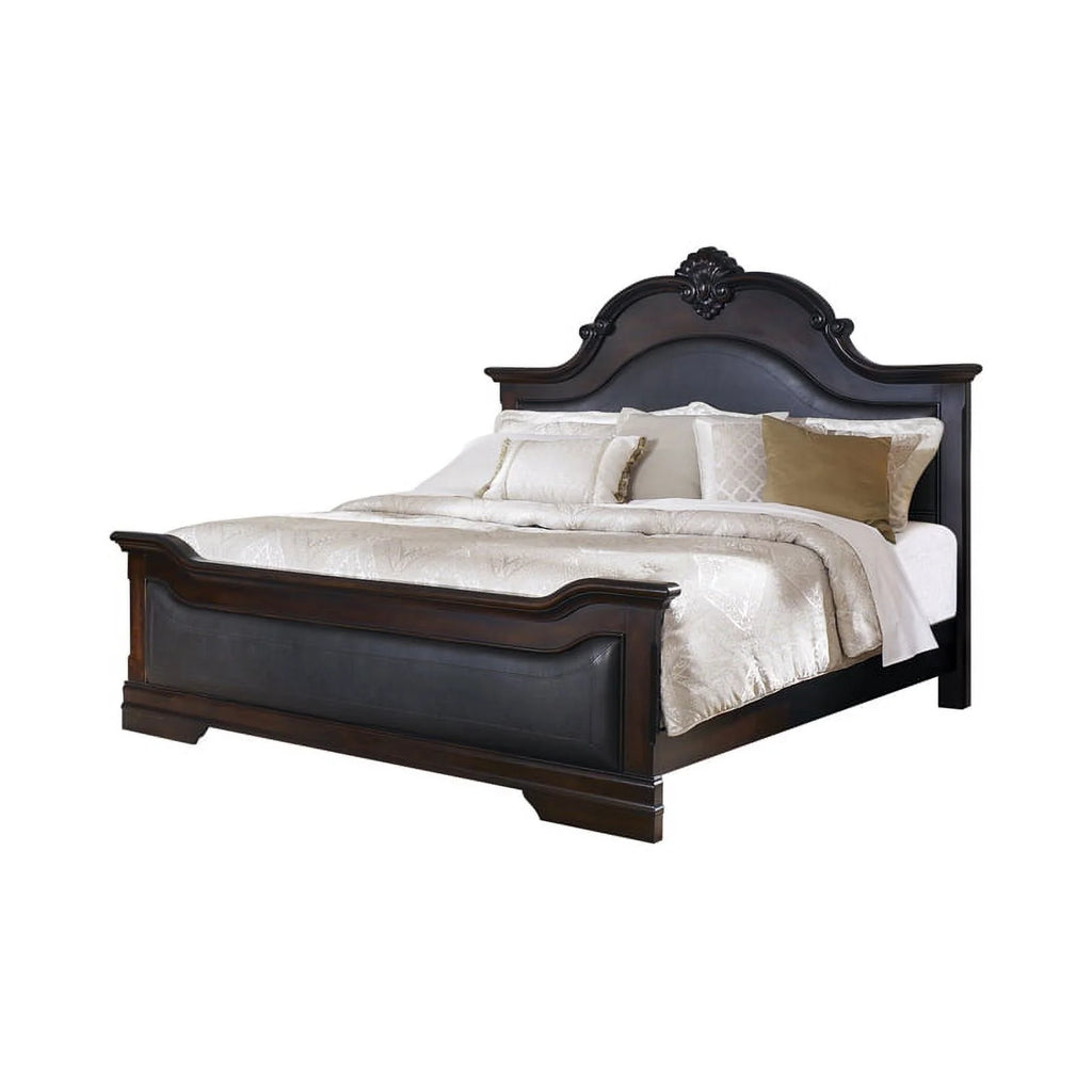 Carved Bedroom Set Cappuccino F38168