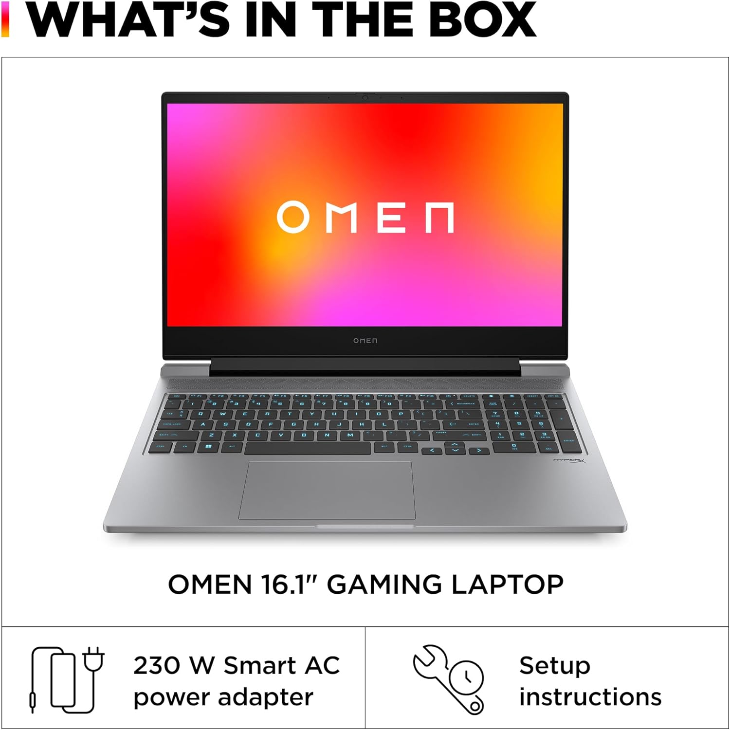 16 inch Laptop, FHD 144Hz Display, Intel Core i7-14700HX, 16 GB RAM, 512 GB SSD, NVIDIA GeForce RTX 4060 GPU, Windows 11 Home O3896