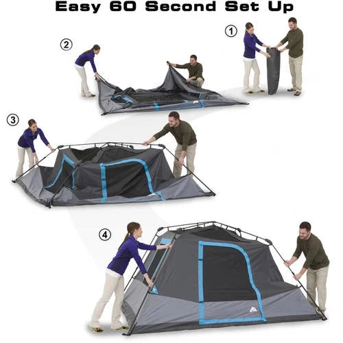 10 X 9 6-Person Dark Rest Instant Cabin Tent V4367