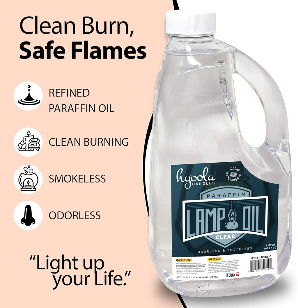 2 Liter Liquid Paraffin Lamp Oil F8051