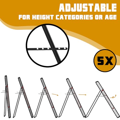 Adjustable 7x4 Ft Volleyball Net Q6949