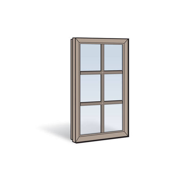 Sandtone Casement Sash 19 3/4 Inches Wide by 36 Inches High K86165