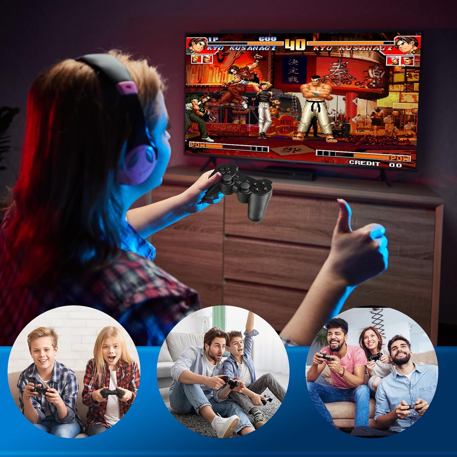 Arcade Game Box, Retro Game Console with over 20,000 classic games, 4K HD Output I9275
