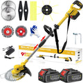 21V Cordless Weed Eater with 2 x 4.0Ah Batteries O2421