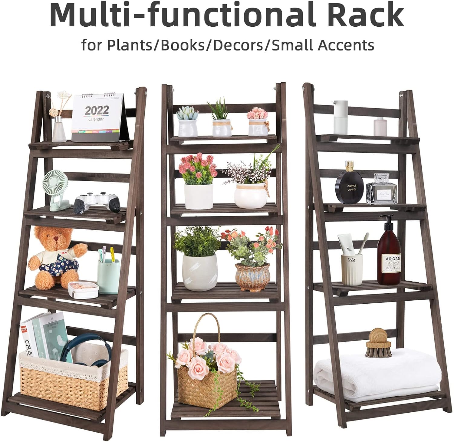 4 Tier Wooden Plant Stand I10516