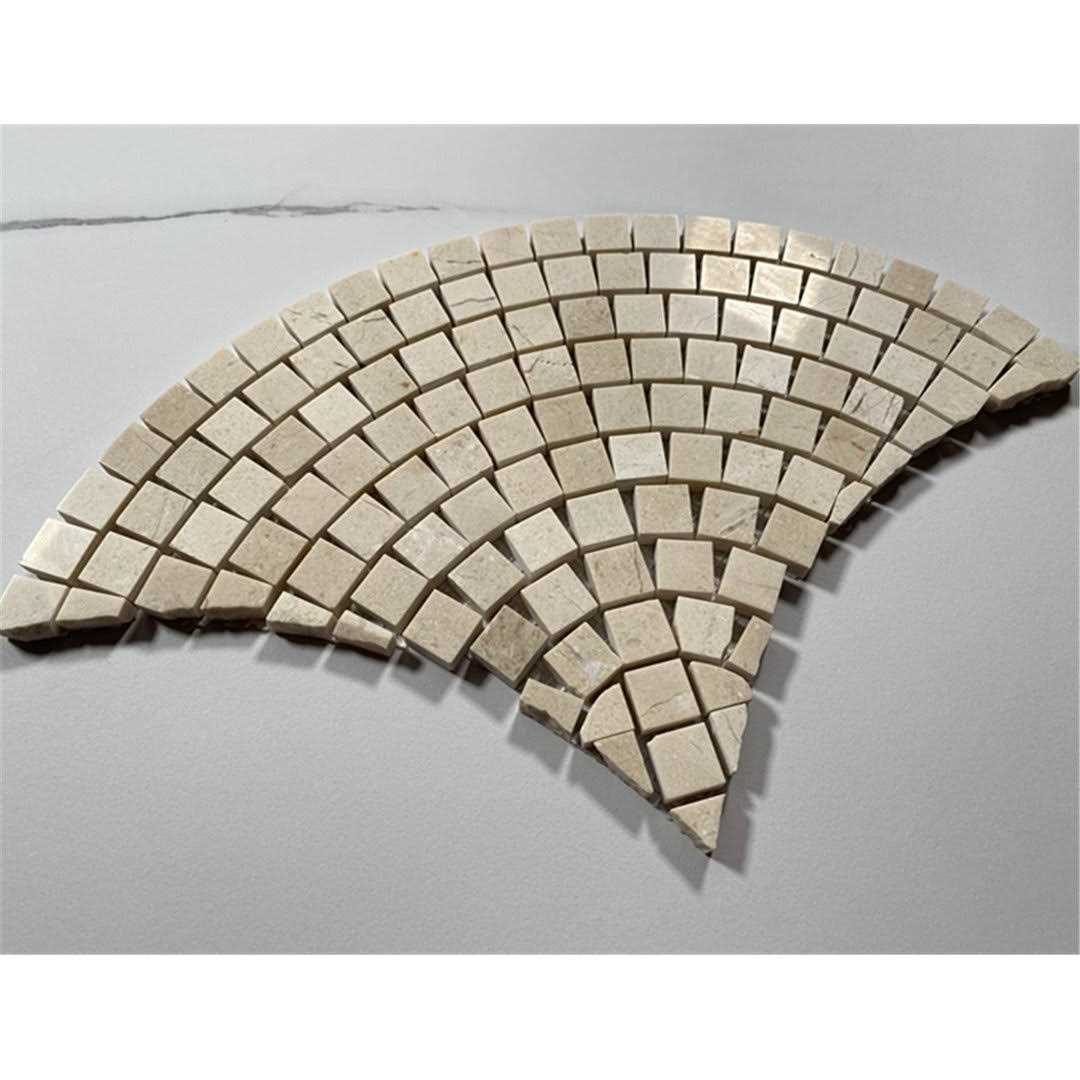 13 x 7 Marble Mosaic Sheet Subway Wall & Floor Tile Q49363