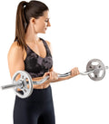 Chrome Steel Curl Bar with Collars Pack of 2 S69515