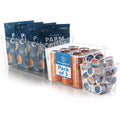 3 Pack Clear Plastic Food Storage Bins with Handles O4857